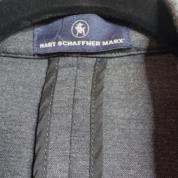Men’s Hart Schaffner Marx Gray Sport Coat Blazer Suit Jacket with Stretch - Picture 2 of 6